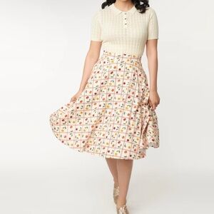Unique Vintage Retro Kitchen Skirt